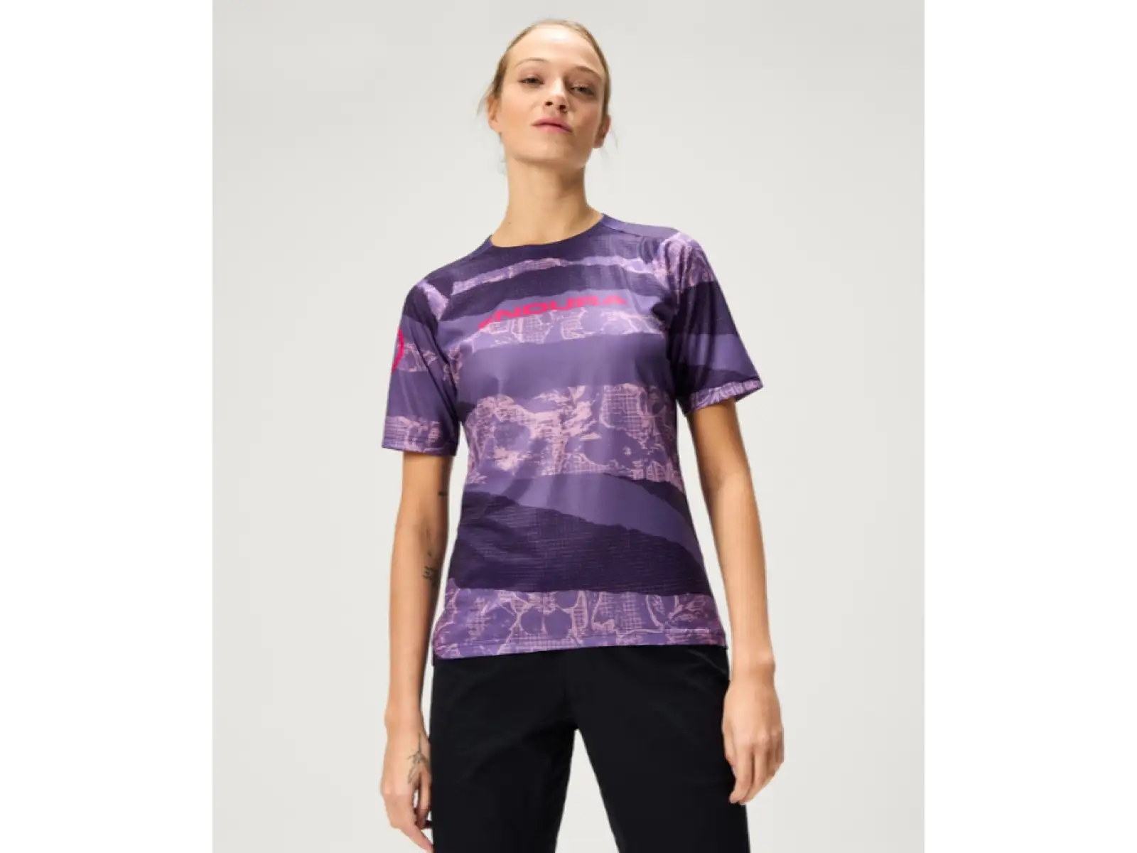 Endura LTD Parchwork dámský dres krátký rukáv Bramble