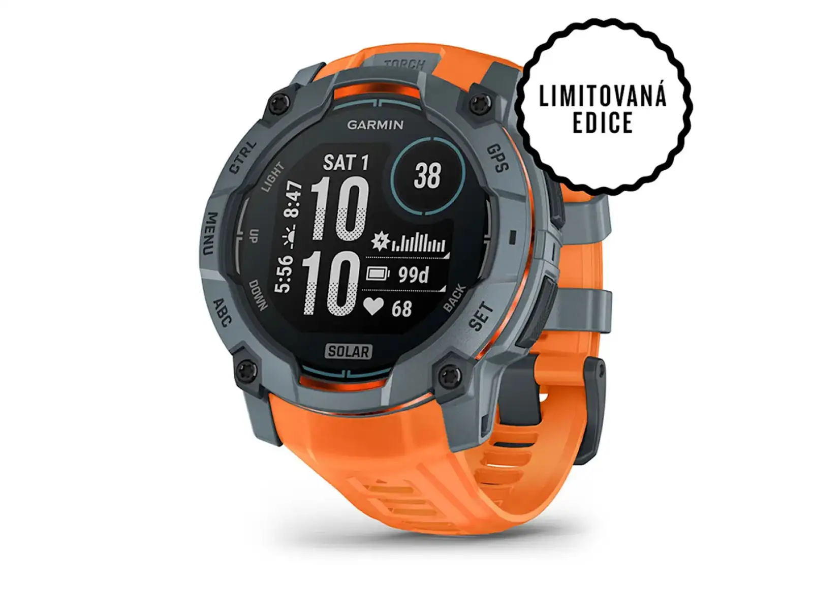 Garmin Instinct 3 Solar 50 mm chytré hodinky Twilight/Solstice pásek