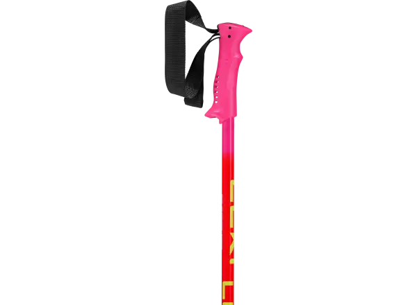 Leki Racing Kids dětské sjezdové hole Neonpink-neonorange-neonyellow