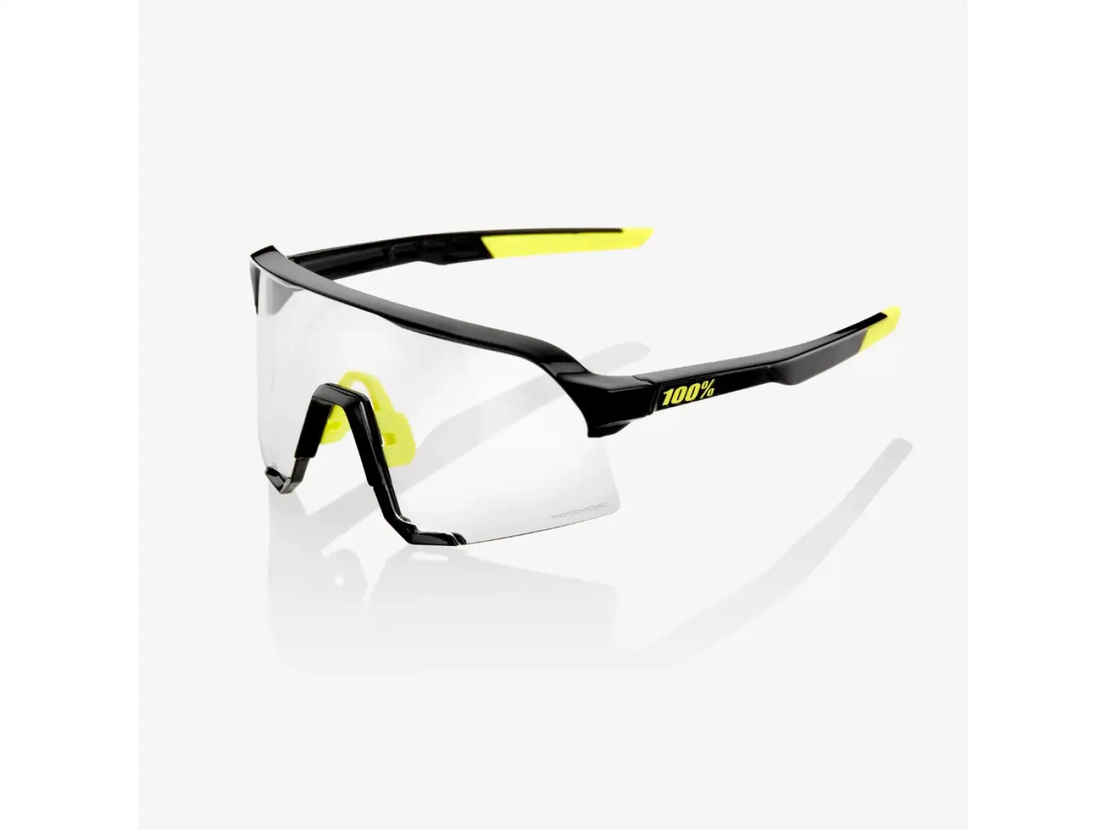 100% S3 sportovní brýle Gloss Black/Photochromic