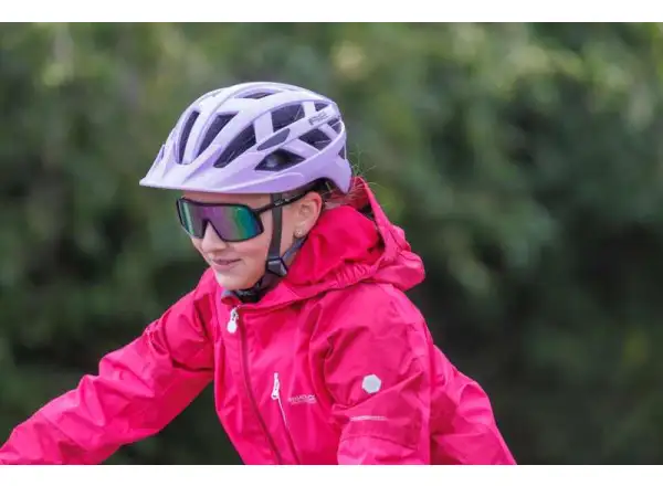 R2 Lumen Junior dětská přilba levandulová