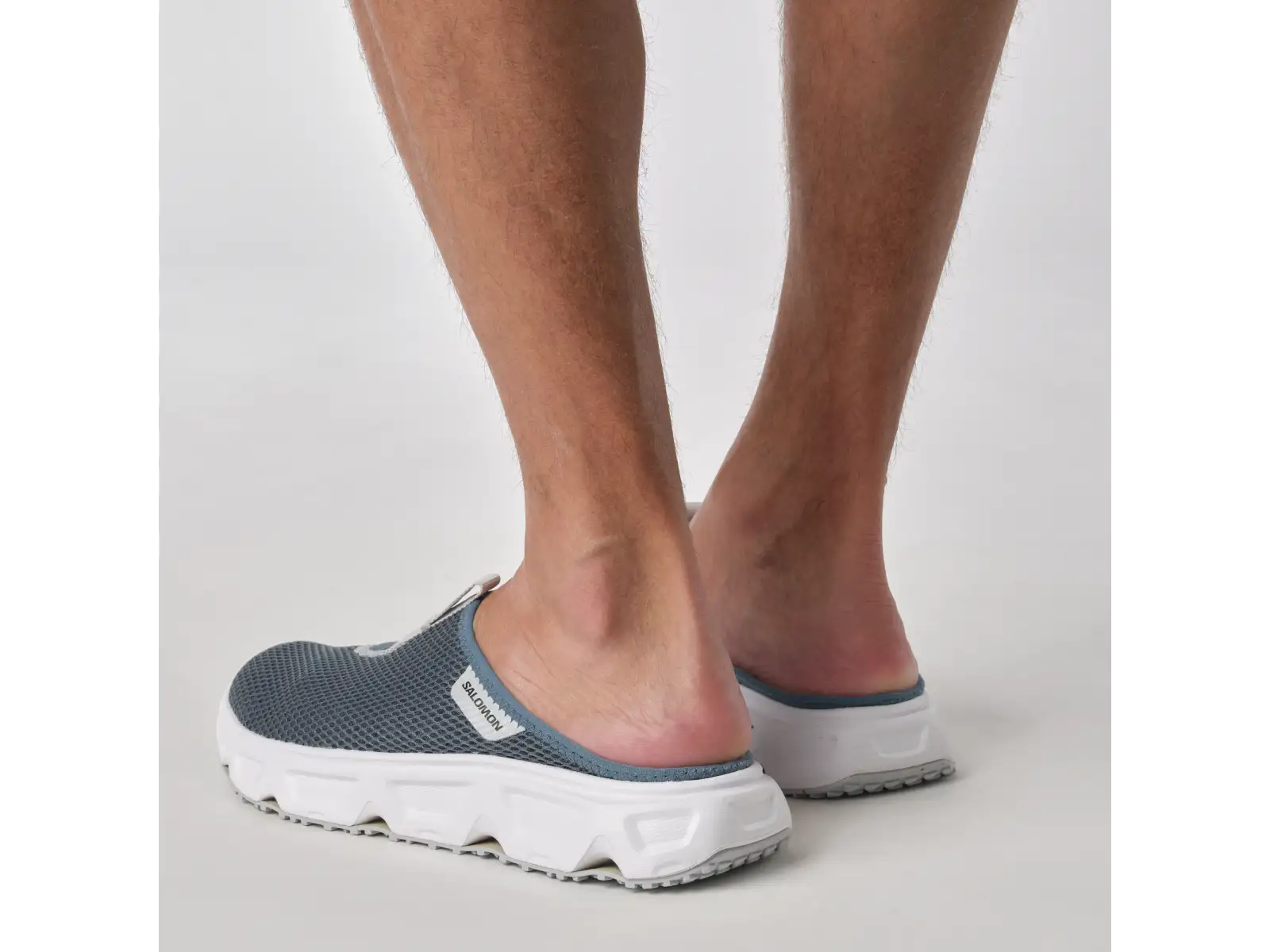 Salomon Reelax Slide 6.0 pánské pantofle Blue Ashes/White/Pearl blue