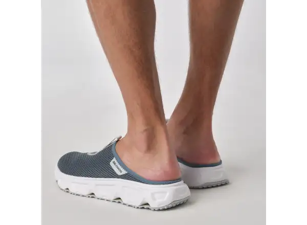 Salomon Reelax Slide 6.0 pánské pantofle Blue Ashes/White/Pearl blue