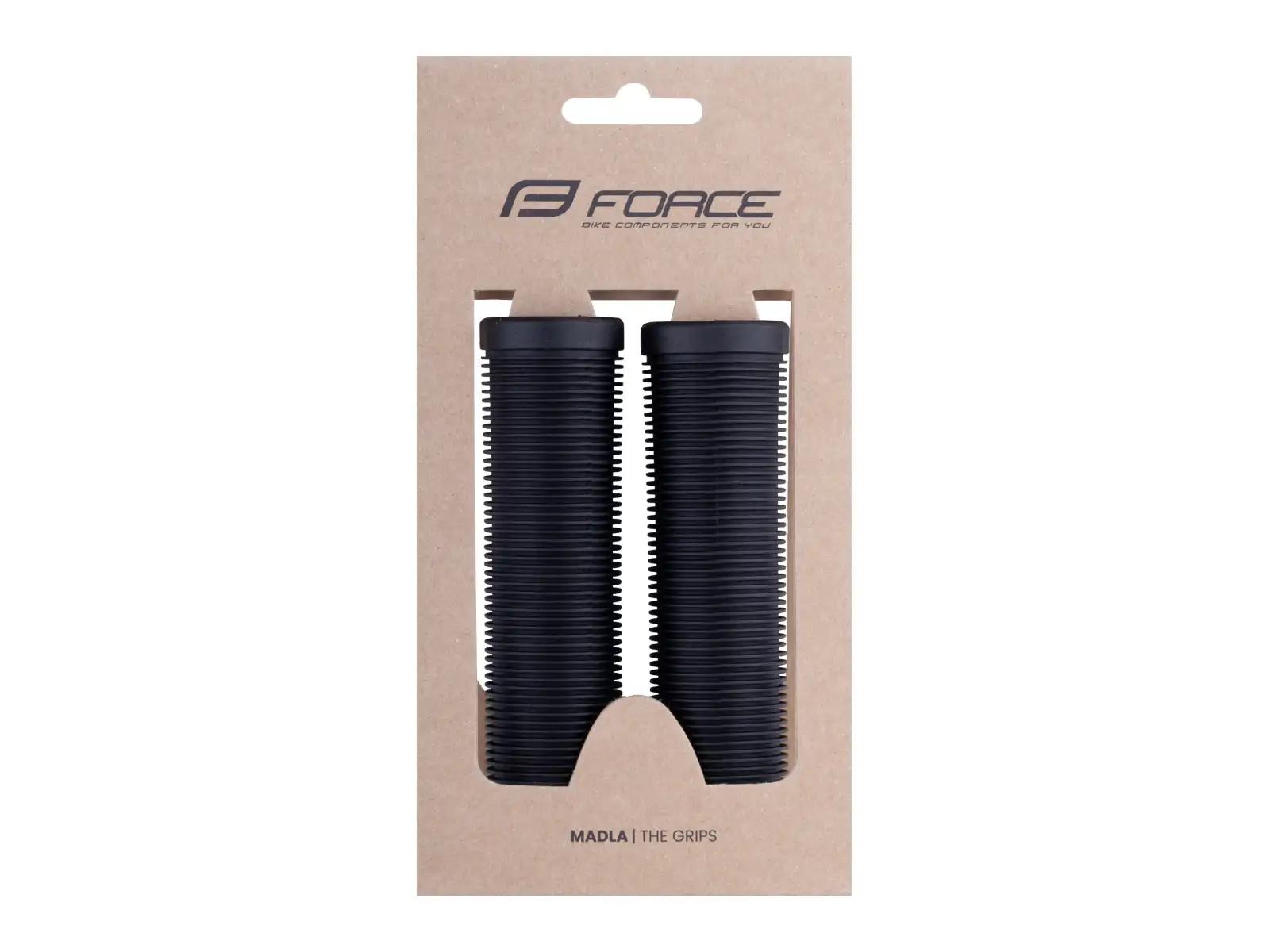 Force Groove gumové gripy černá