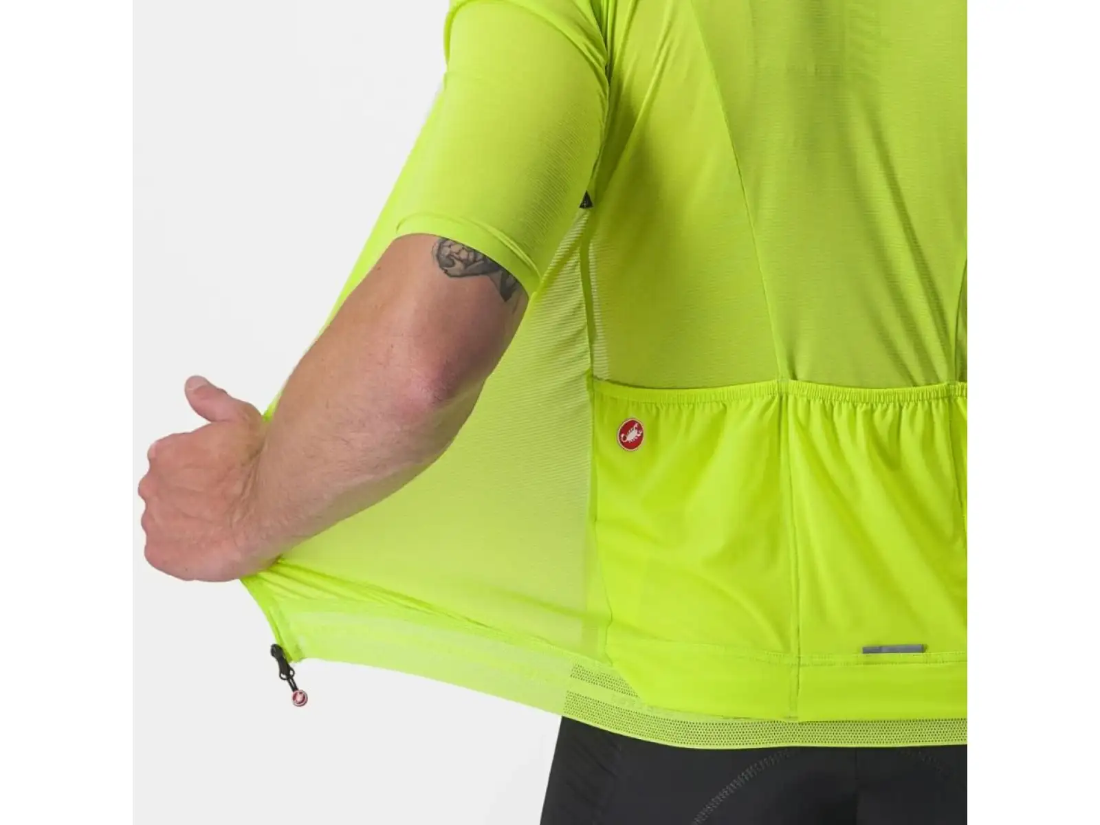 Castelli Superleggera 3 pánský dres krátký rukáv Electric Lime