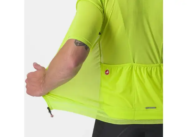 Castelli Superleggera 3 pánský dres krátký rukáv Electric Lime