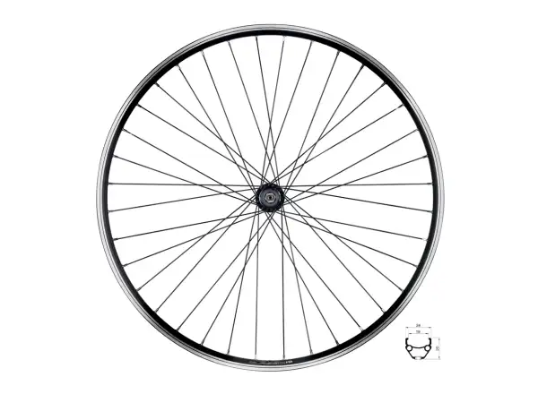 Force Classic 622x19 zadní vypletené kolo F804321 36 děr