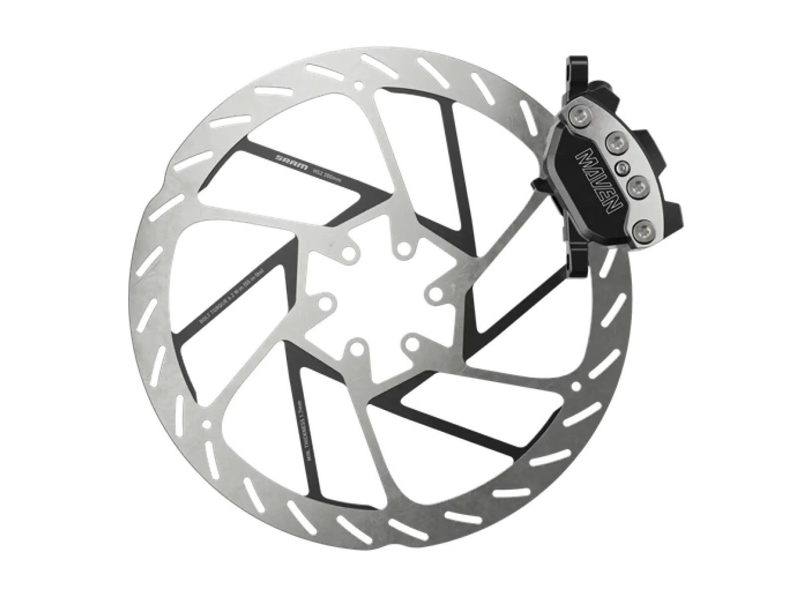 Sram Maven Ultimate B1 přední kotoučová brzda Clear anodized