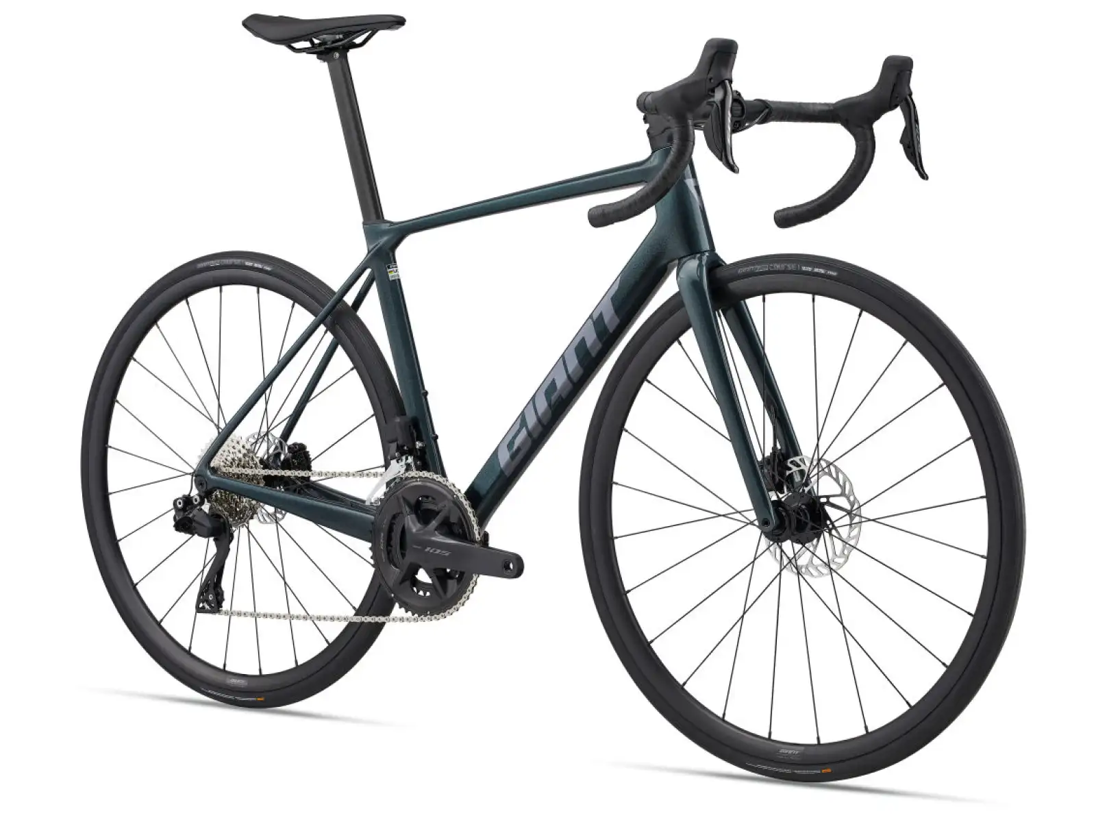 Giant TCR Advanced 1 PC silniční kolo Asphalt Green