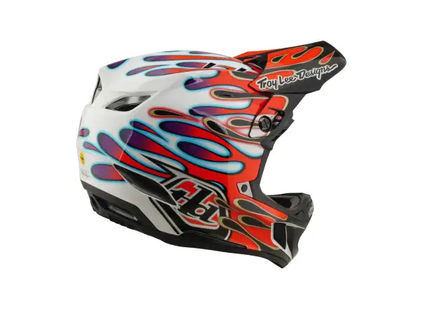 Troy Lee Desing D4 Composite Mips přilba White/Red