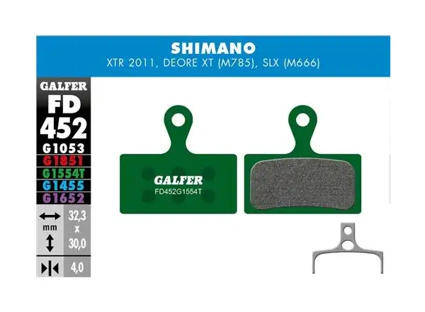 Galfer FD452 Pro G1554T brzdové destičky pro Shimano