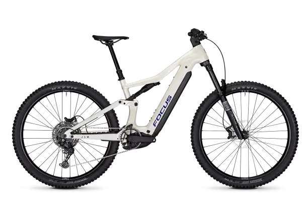 Focus JAM 7 800Wh celoodpružené elektrokolo Champagne / Shellwhite