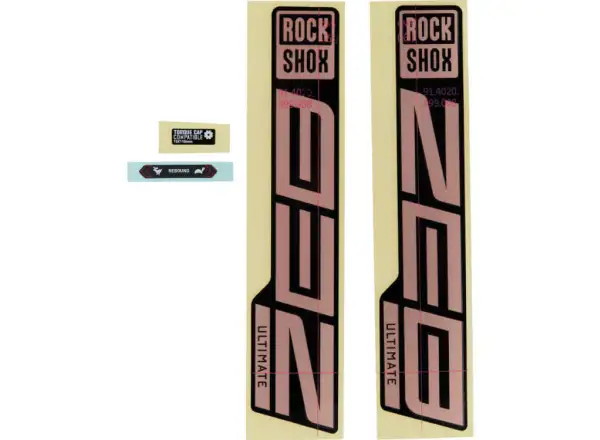 Rock Shox Decal ZEB Ultimate 27,5"/29" Gloss black/Copper