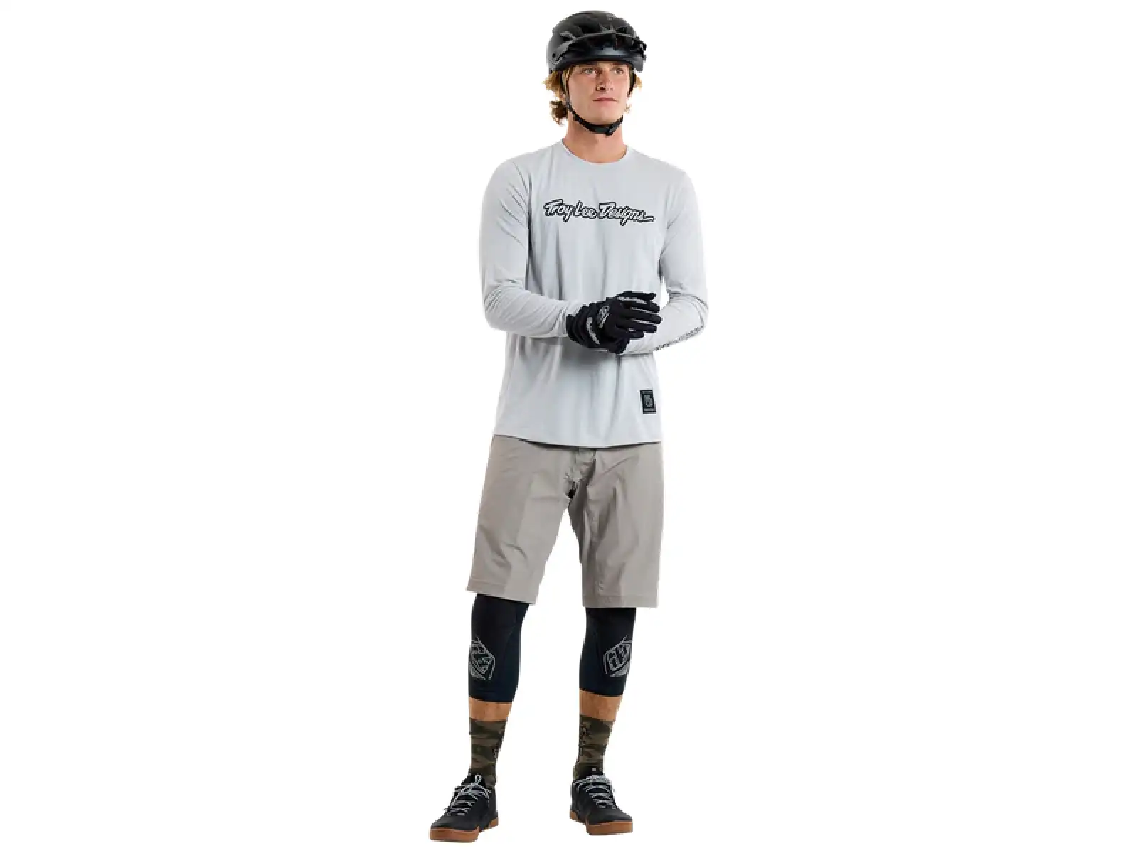 Troy Lee Designs Skyline Ride Tee Signature pánský dres dlouhý rukáv Mist