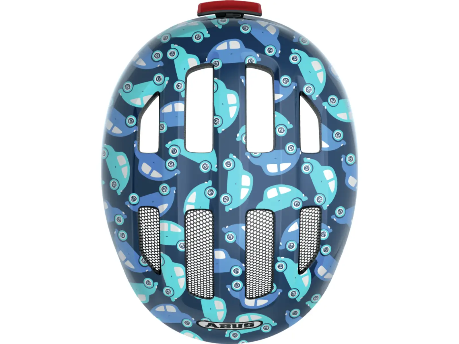 Abus Smiley 3.0 LED dětská přilba Blue Car