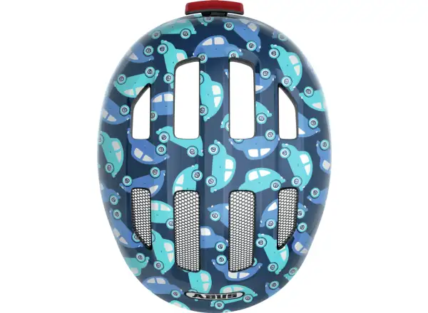 Abus Smiley 3.0 LED dětská přilba Blue Car