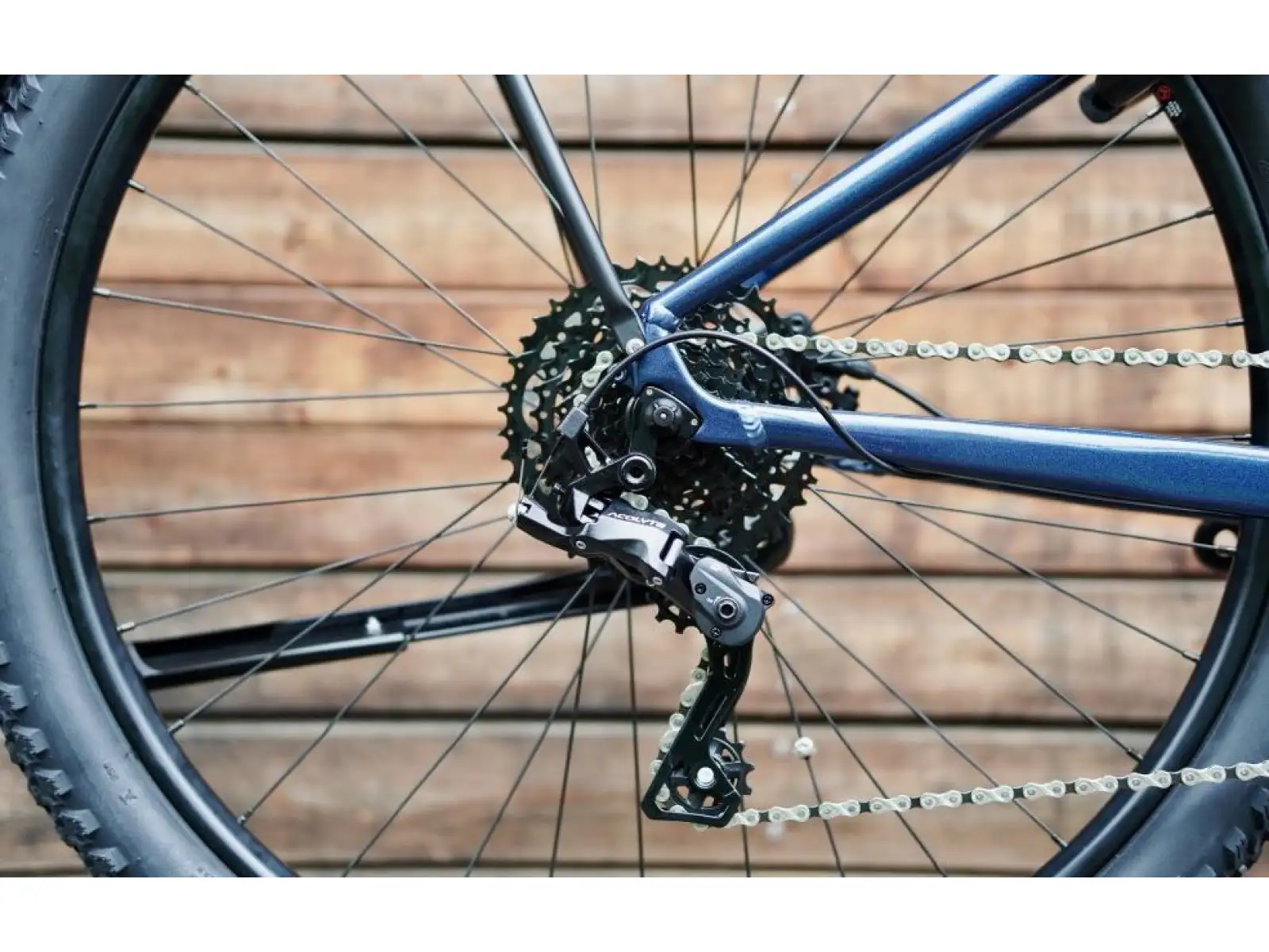 Rock Machine Crossride e450 krosové elektrokolo Gloss Metallic Navy/Silver