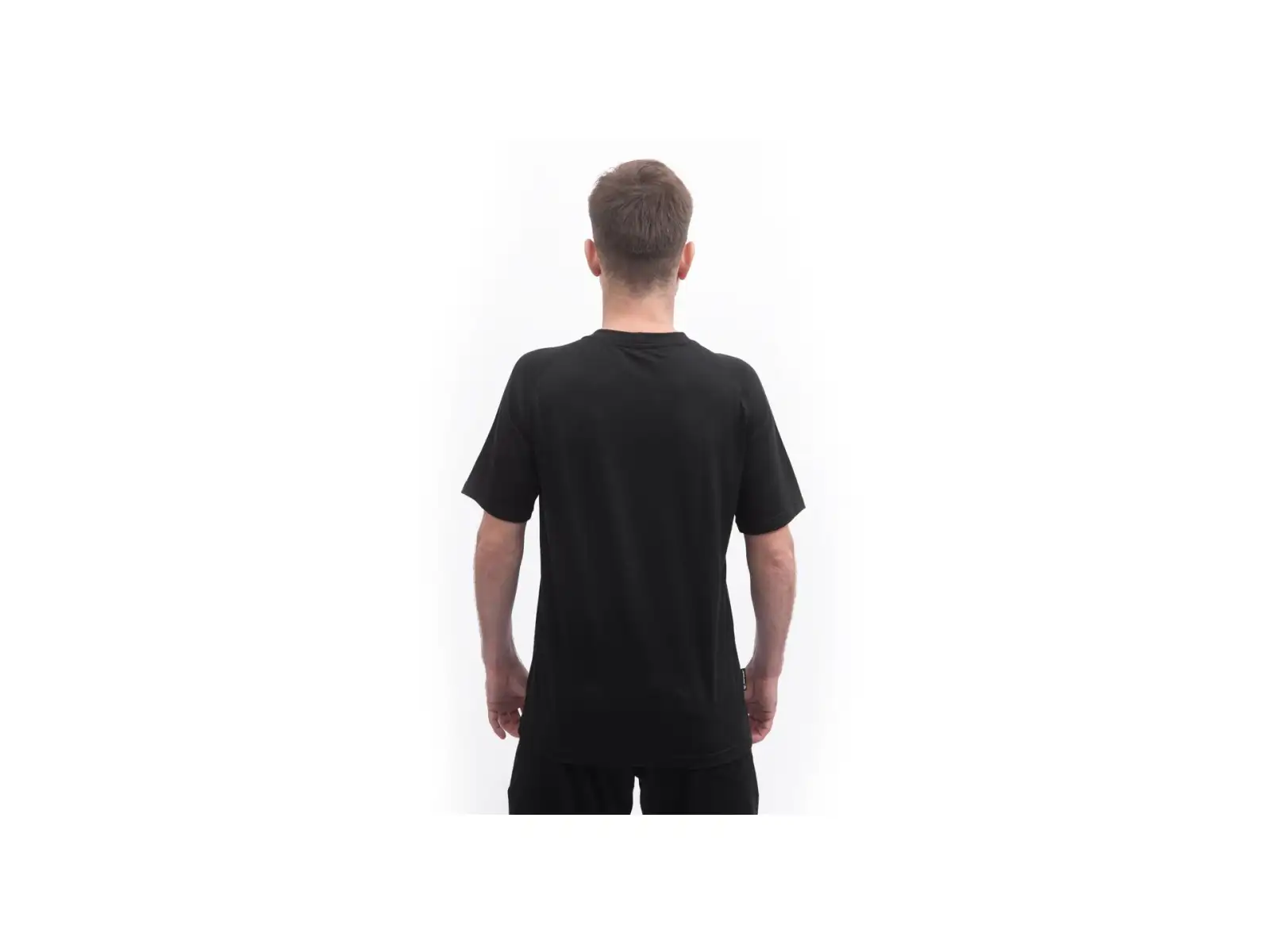 Sensor Merino Active No Logo pánské triko krátký rukáv černá