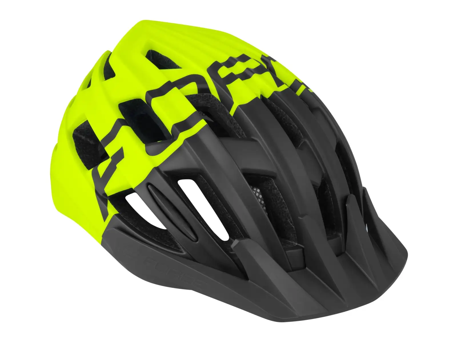 Force Corella MTB přilba, černo/fluo