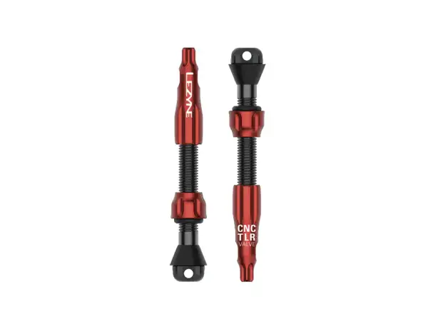 Lezyne CNC TLR Valve Pro bezdušové ventilky 44mm Red