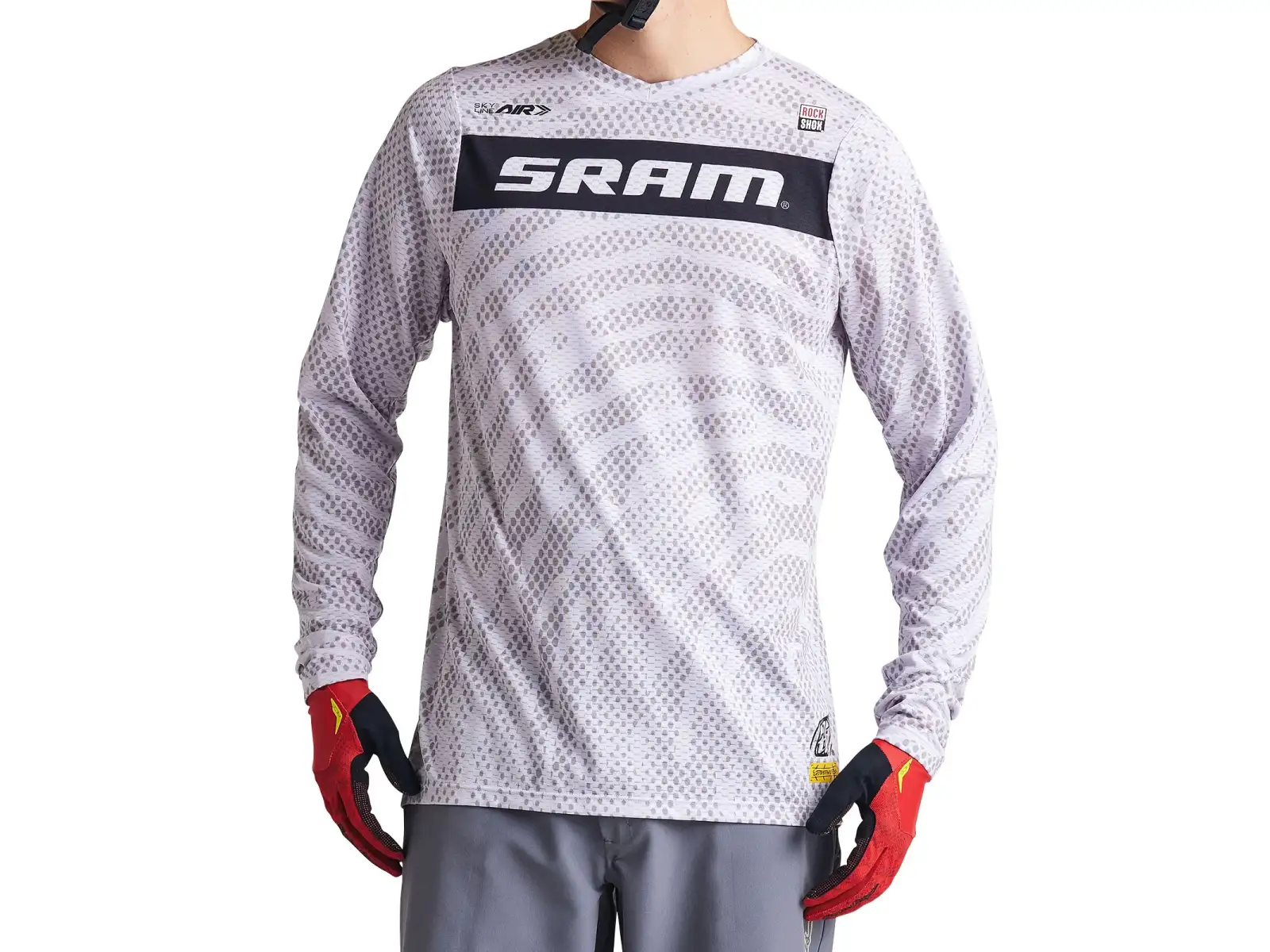 Troy Lee Designs Skyline Air Sram pánský dres dlouhý rukáv Roots Cement