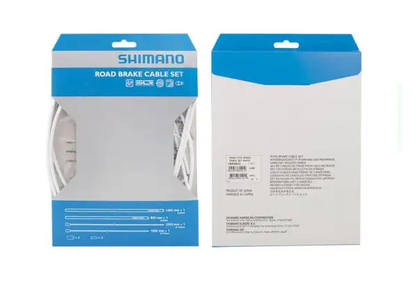 Shimano Dura Ace brzdový set DA7900 bowdeny + lanka bílá