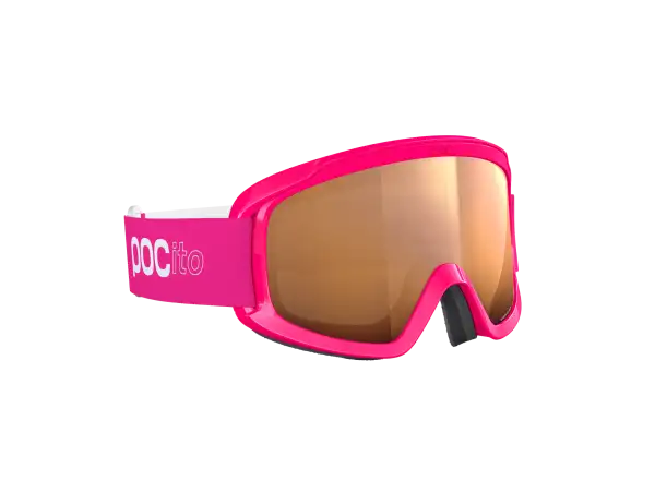 POC POCito Retina dětské lyžařské brýle Fluorescent Pink/Partly Sunny Light Orange