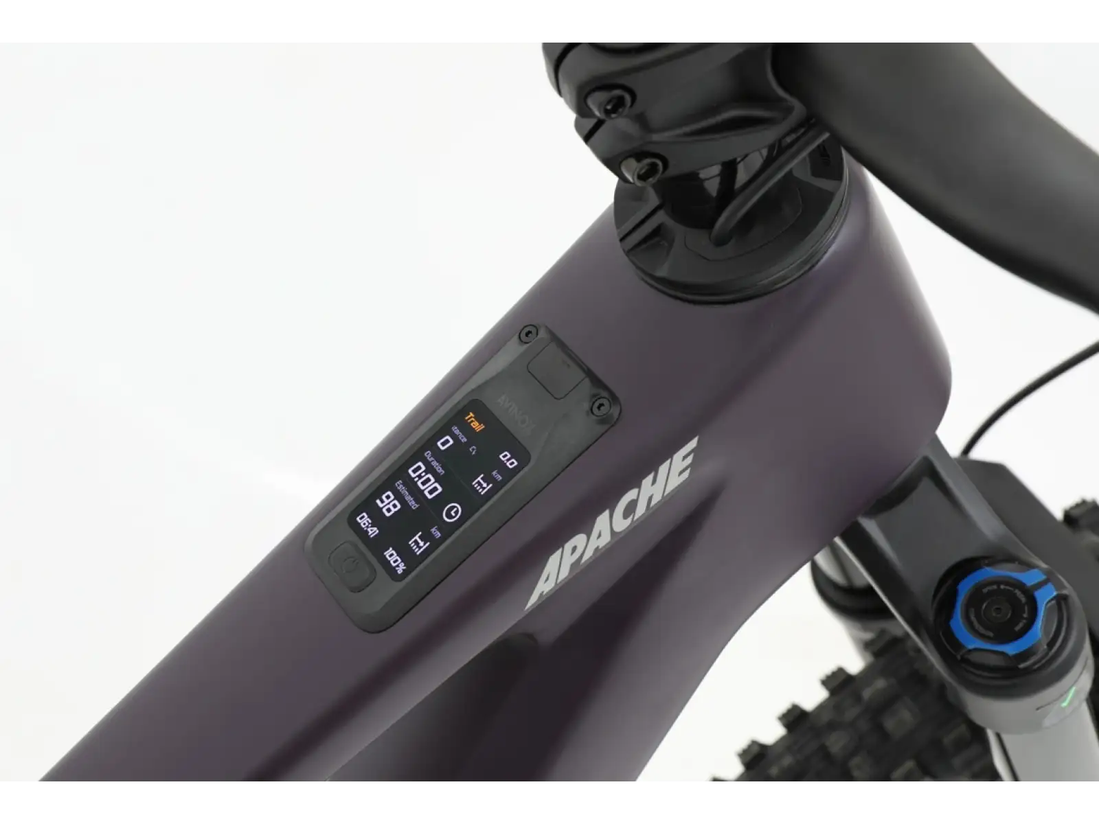 Apache Eagle 2 Avinox 800 Wh fialová celoodpružené elektrokolo