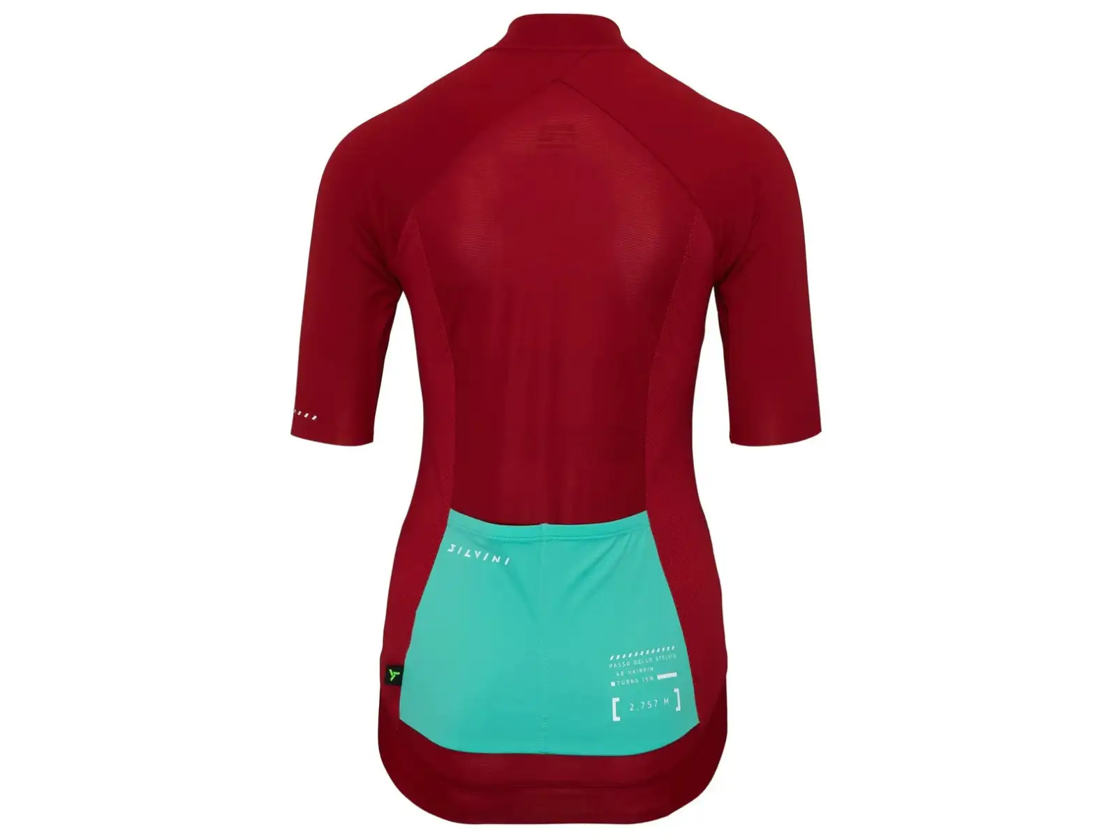 Silvini Stelvia dámský dres krátký rukáv Merlot/Ocean