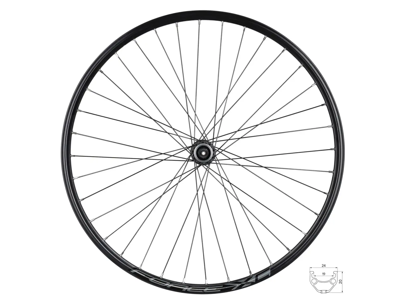 Force XC Disc 27,5" přední výplet