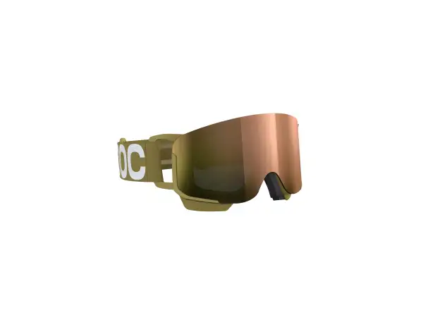 POC Nexal Mid lyžařské brýle Olivine Green/Partly Sunny Rose Gold
