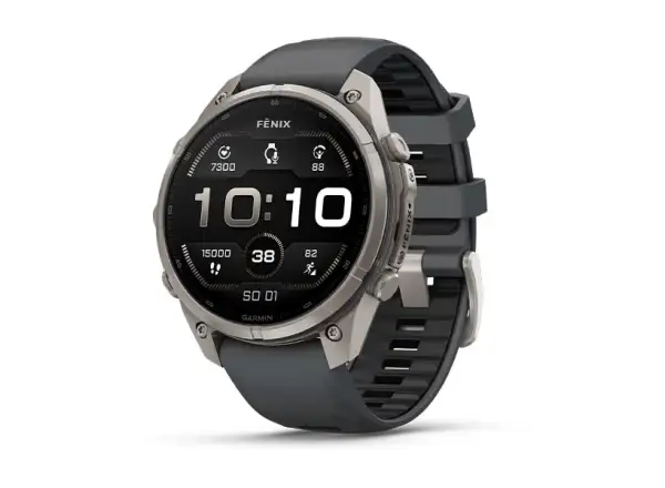 Garmin Fénix 9 Pro inReach 47 mm chytré hodinky Carbon gray DLC Titanium Black/Pebble gray