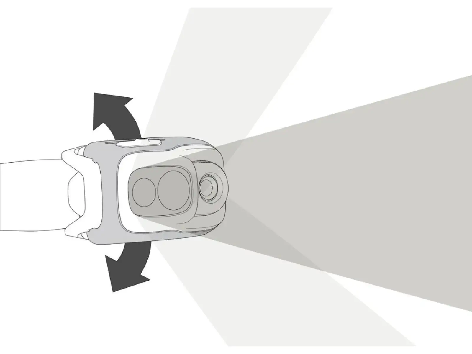 Petzl Swift RL 2023 dobíjecí čelovka White