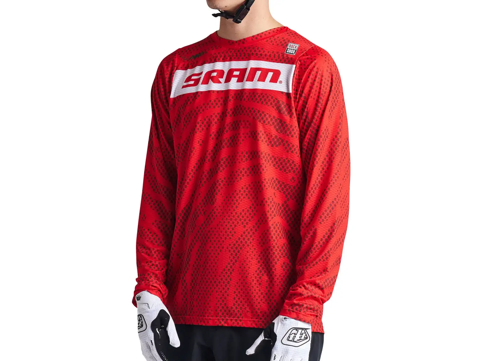 Troy Lee Designs Skyline Air SRAM pánský dres dlouhý rukáv Fiery Red