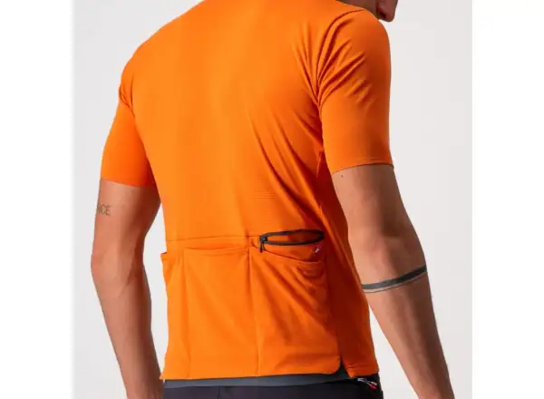 Castelli Unlimited AR pánský dres krátký rukáv Orange Rust