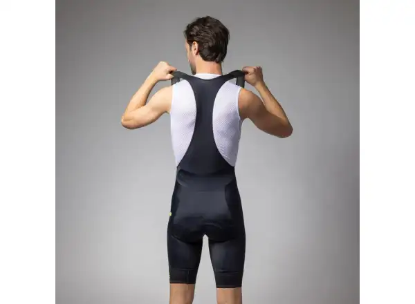 Alé Pragma Corsa 2.0 pánské kraťasy s vožkou a laclem Black/Fluo Yellow