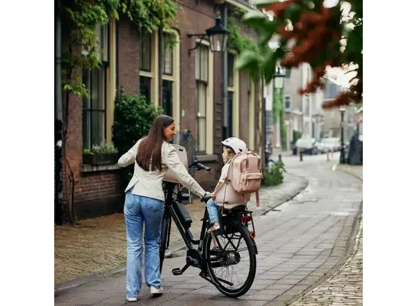 Urban Iki Ta-ke přední sedačka s MTB/ATB adaptérem Sakura Pink/Kurumi Brown