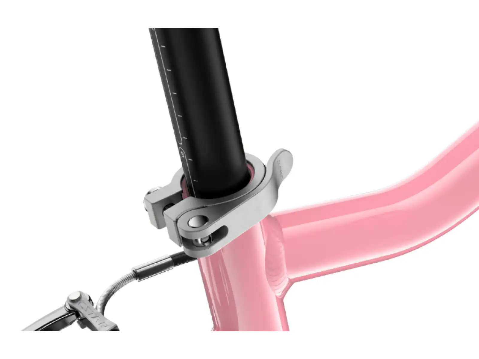 Woom Go 3 dětské kolo 16" Powder Pink