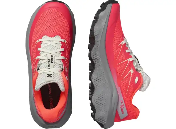 Salomon Ultra Flow 2 dámská běžecká obuv Coral Neon Flame/Gull/Icicle