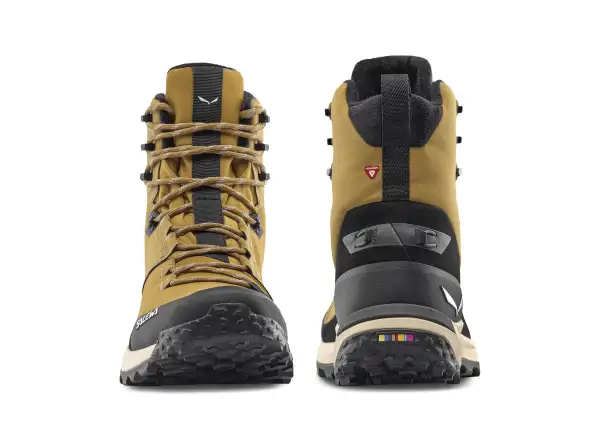 Salewa Puez Winter Mid PTX pánské boty Golden Brown / Black