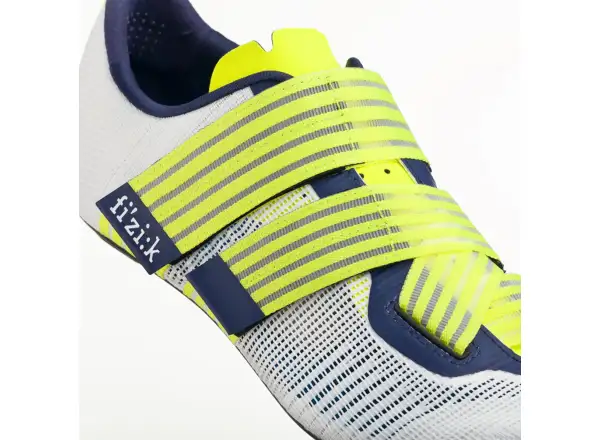 Fizik Vento Powerstrap Aerowave pánské silniční tretry Movi Yellow/White