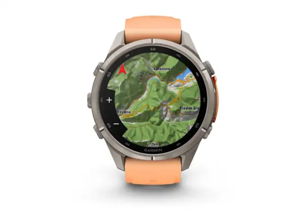 Garmin Fénix 9 Pro inReach 43 mm chytré hodinky Carbon gray DLC Titanium Black/Pebble gray