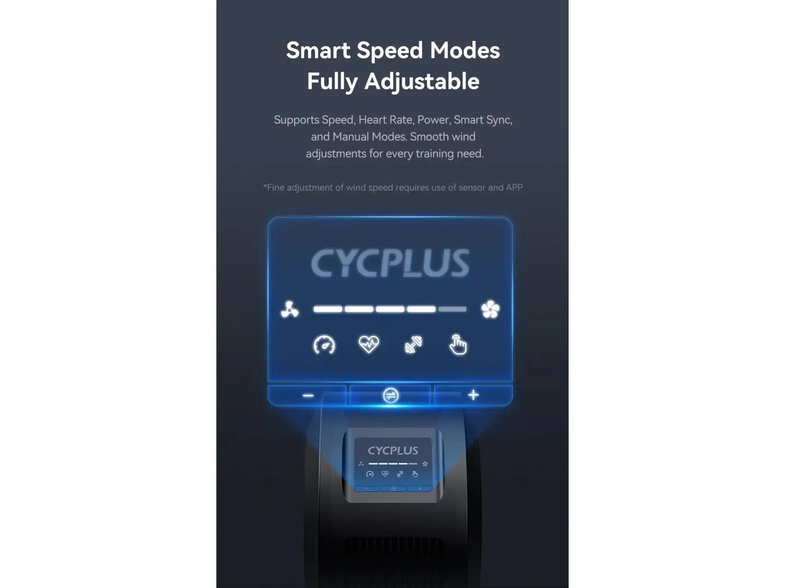 Cycplus F1 elektronicky řízený ventilátor