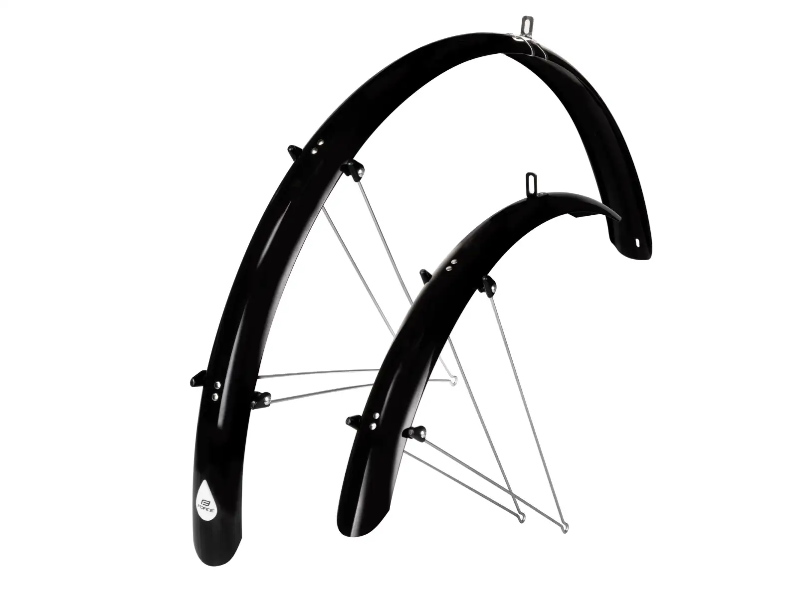 Force 58 Aluflex 28" XL blatníky + V vzpěry černá