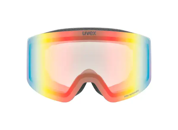 Uvex Provoque V FM lyžařské brýle black matt/rainbow
