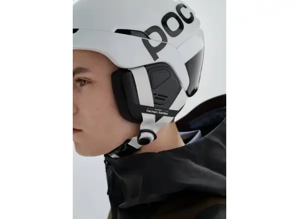 POC Obex Connect lyžařská přilba Hydrogen White/Fluorescent Orange AVIP