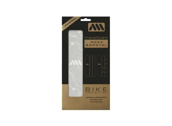 All Mountain Style ochranné polepy na rám Gravel/Road Sterrato White