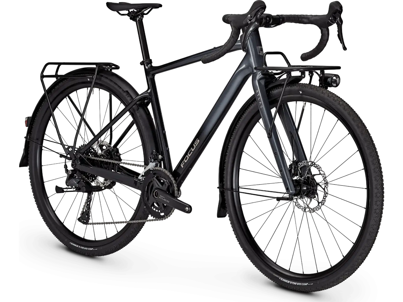 Focus Atlas 6.8 EQP gravel kolo Steelgrey/Diamondblack
