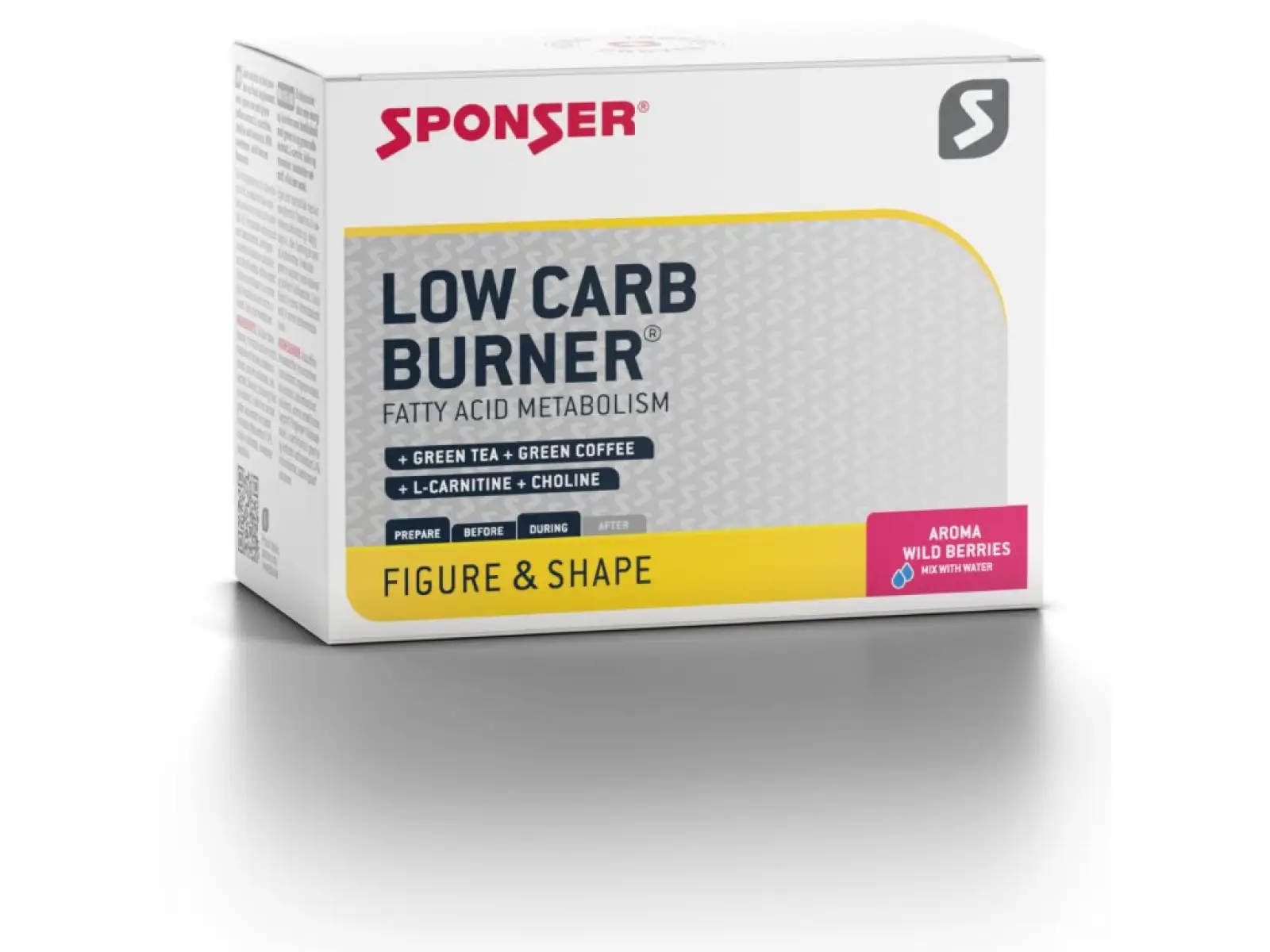 Sponser Low Carb Burner spalovač tuku Wild Berries (20 x 6 g)