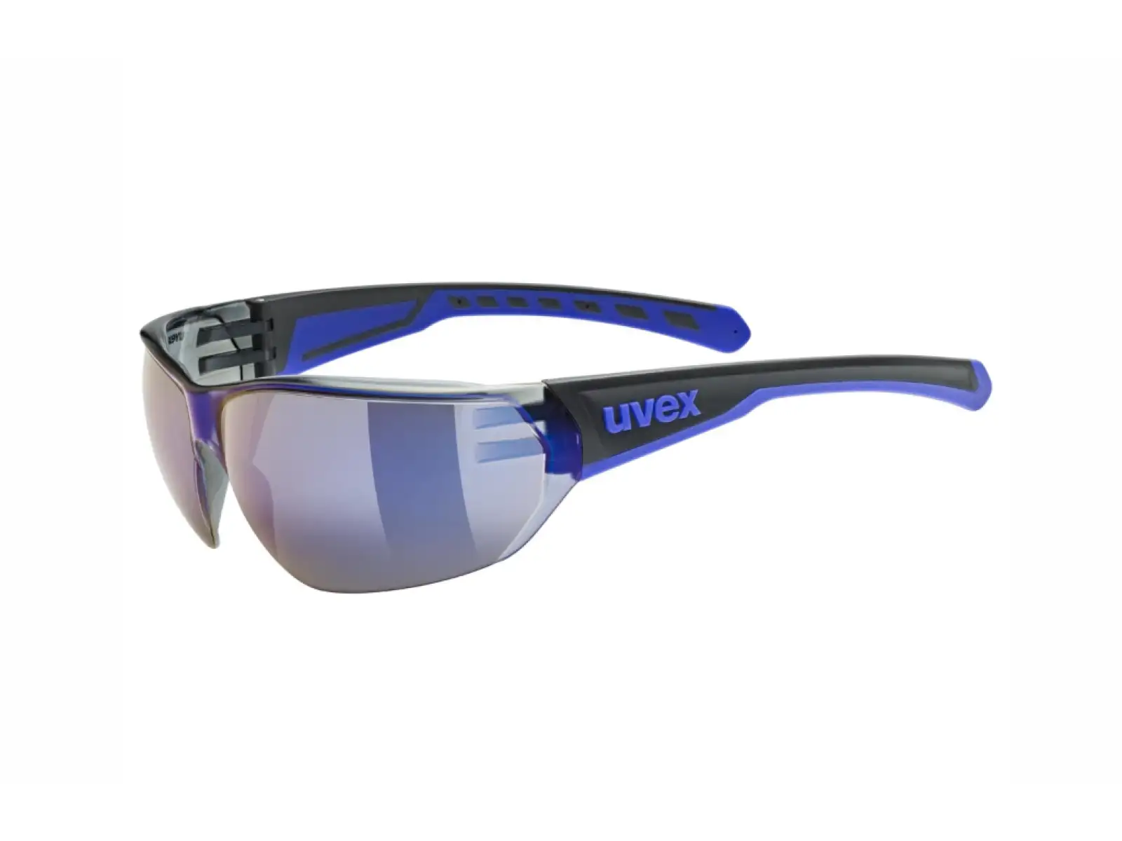 Uvex Equate brýle Black/Blue Matt/Mirror Blue